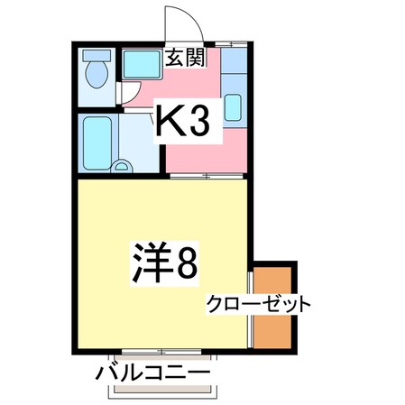 アプローズ東太田の物件間取画像